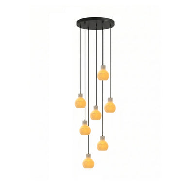 Eirerira Alabaster Cluster Chandelier