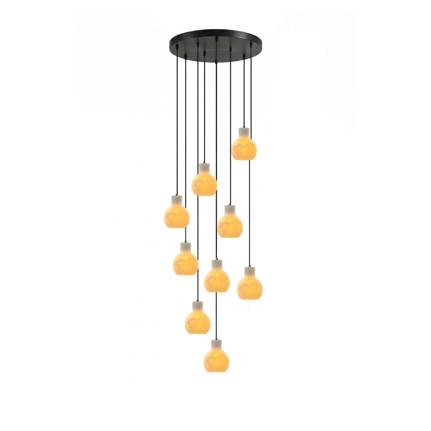 Eirerira Alabaster Cluster Chandelier