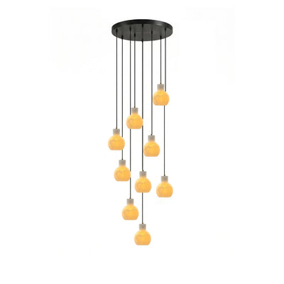 Eirerira Alabaster Cluster Chandelier