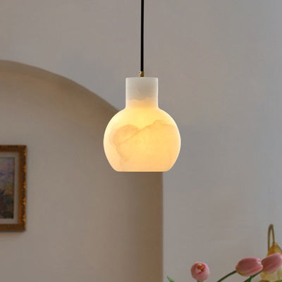 Eirerira Alabaster Cluster Chandelier