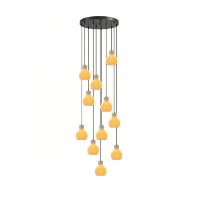 Eirerira Alabaster Cluster Chandelier
