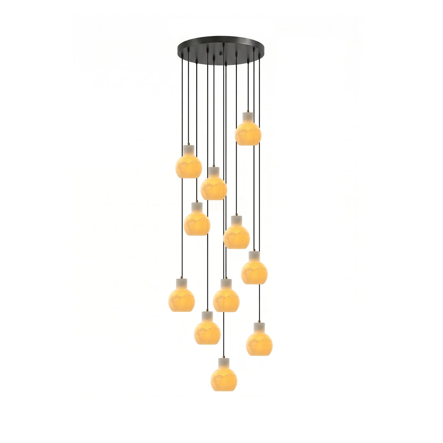 Eirerira Alabaster Cluster Chandelier