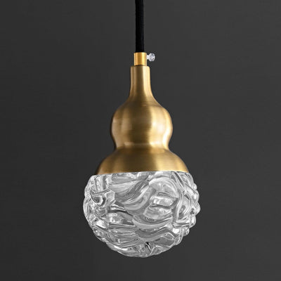 Cove Brass & Glass Glam Pendant Light