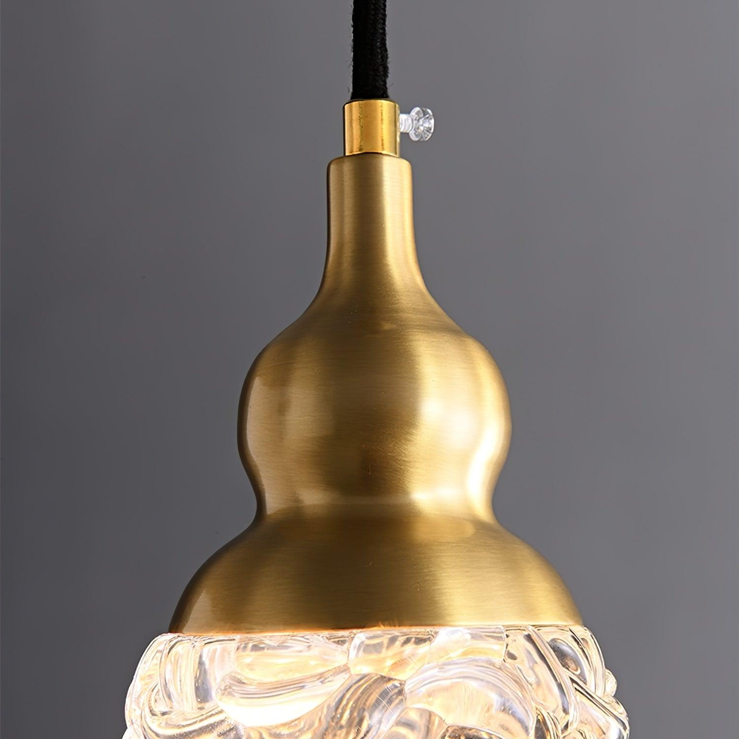 Cove Brass & Glass Glam Pendant Light