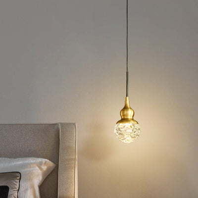 Cove Brass & Glass Glam Pendant Light