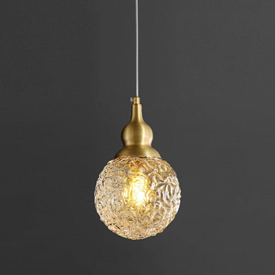 Cove Brass & Glass Glam Pendant Light