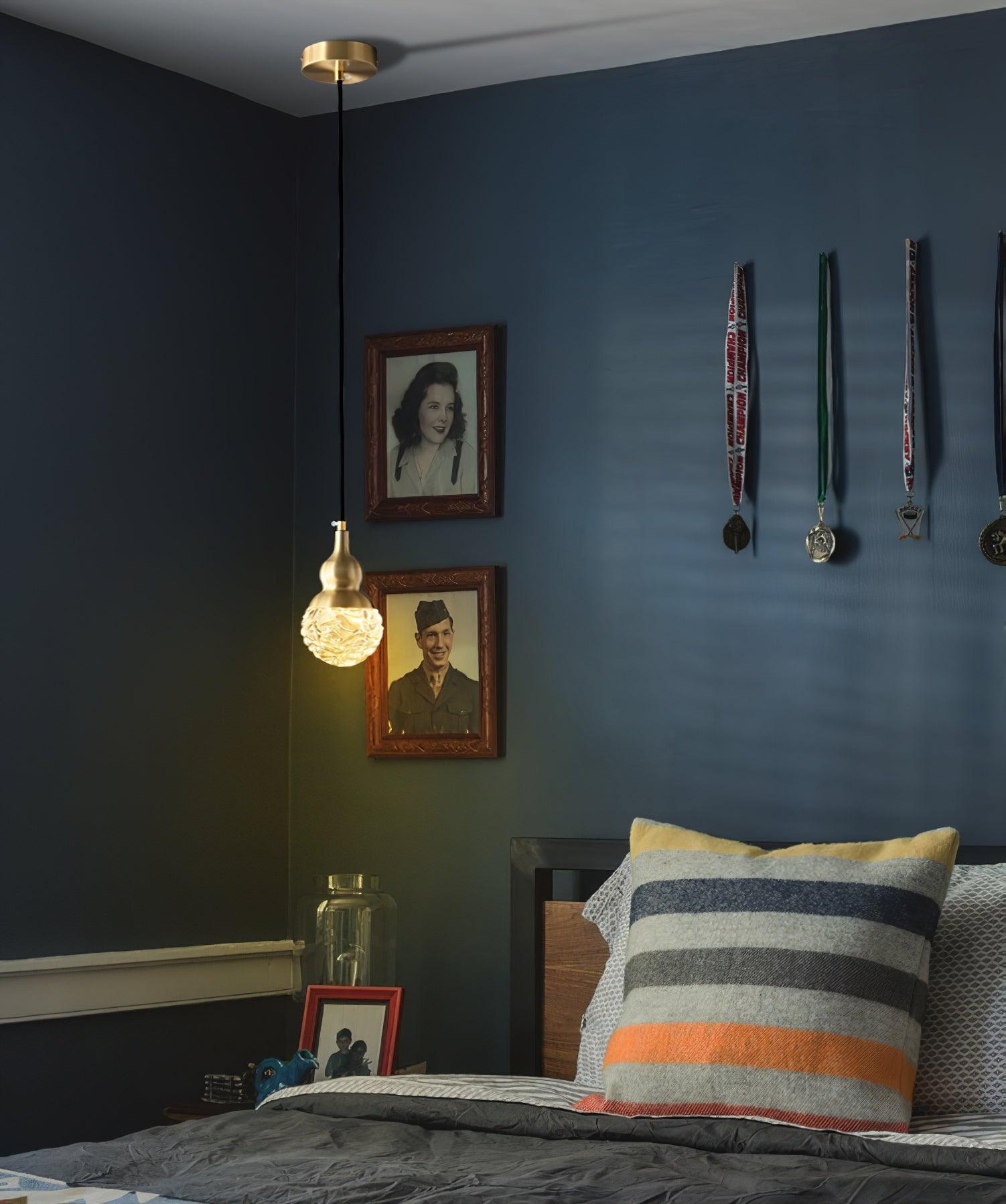 Cove Brass & Glass Glam Pendant Light