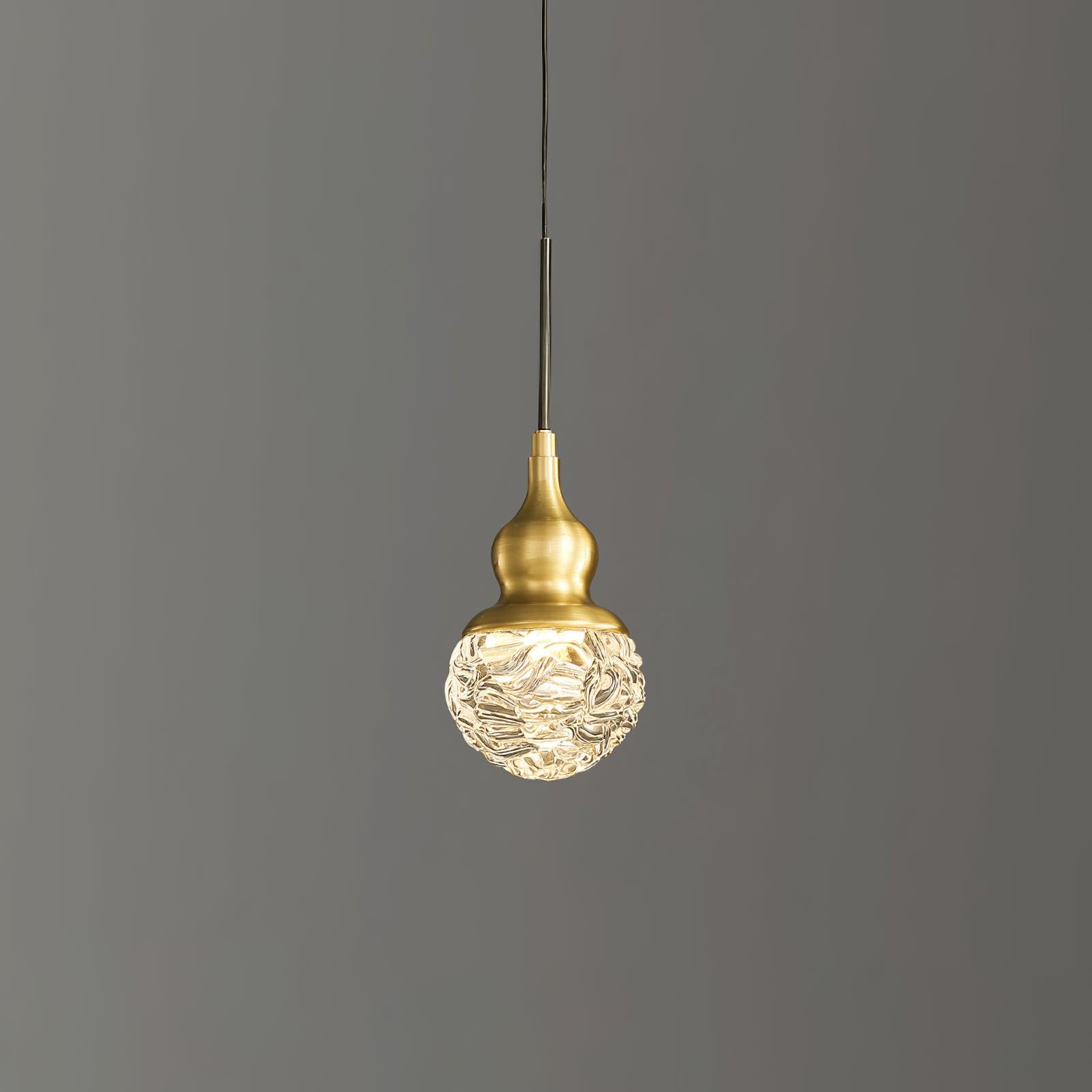 Cove Brass & Glass Glam Pendant Light