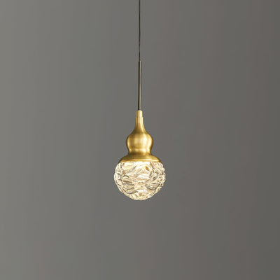 Cove Brass & Glass Glam Pendant Light