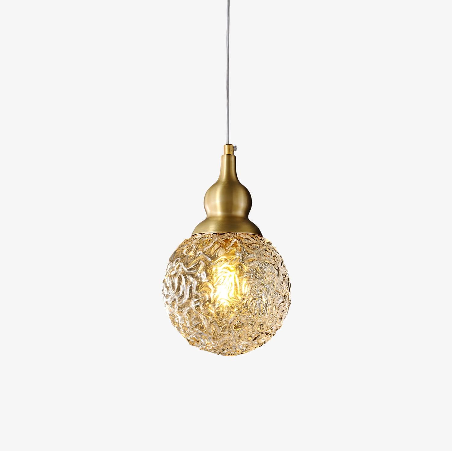 Cove Brass & Glass Glam Pendant Light