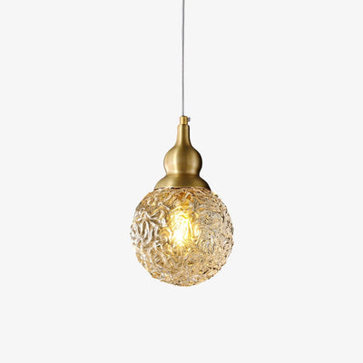 Cove Brass & Glass Glam Pendant Light