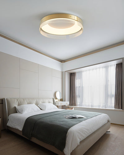 Ovenaris Modern Minimalist Brass Ceiling Light