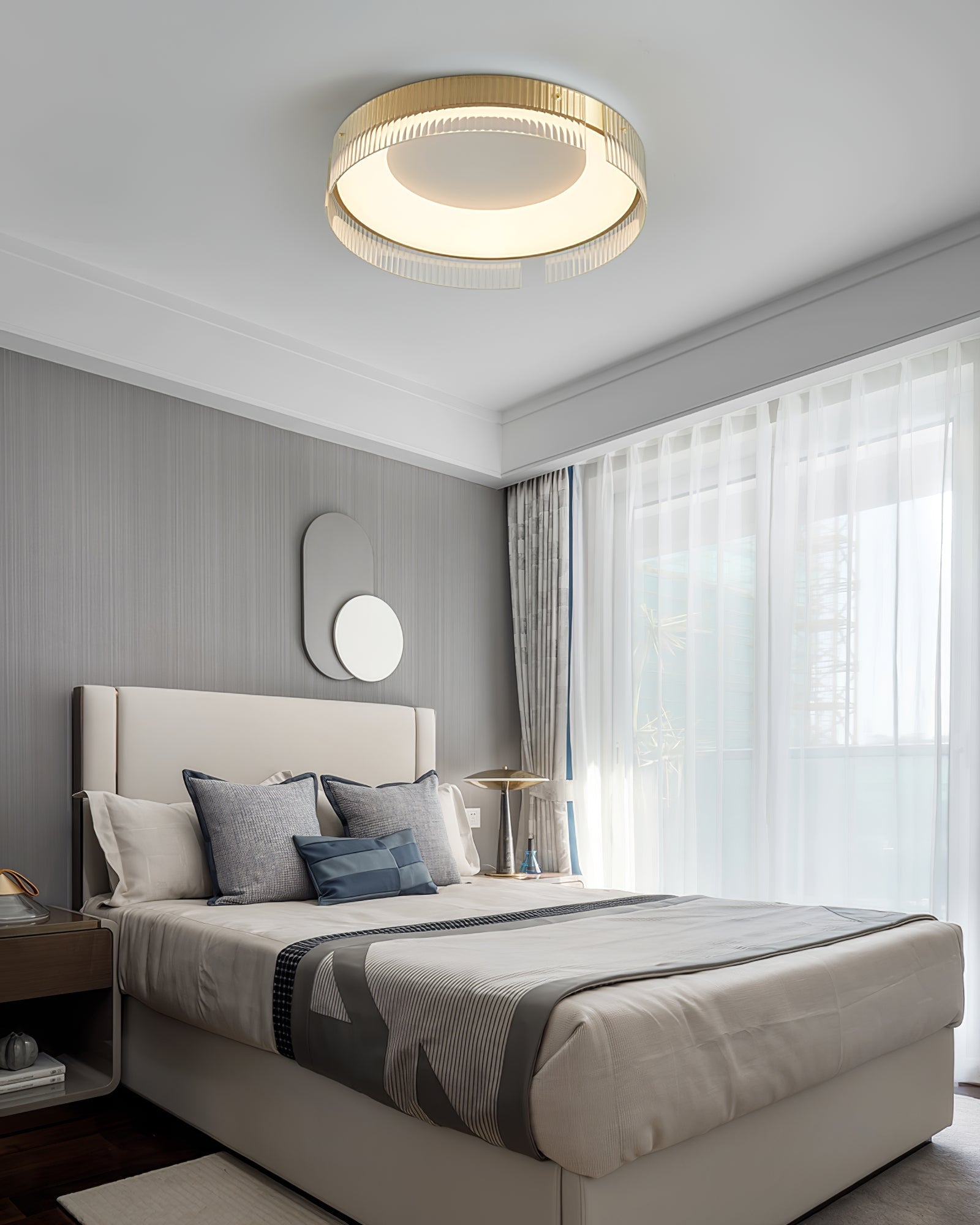 Ovenaris Modern Minimalist Brass Ceiling Light