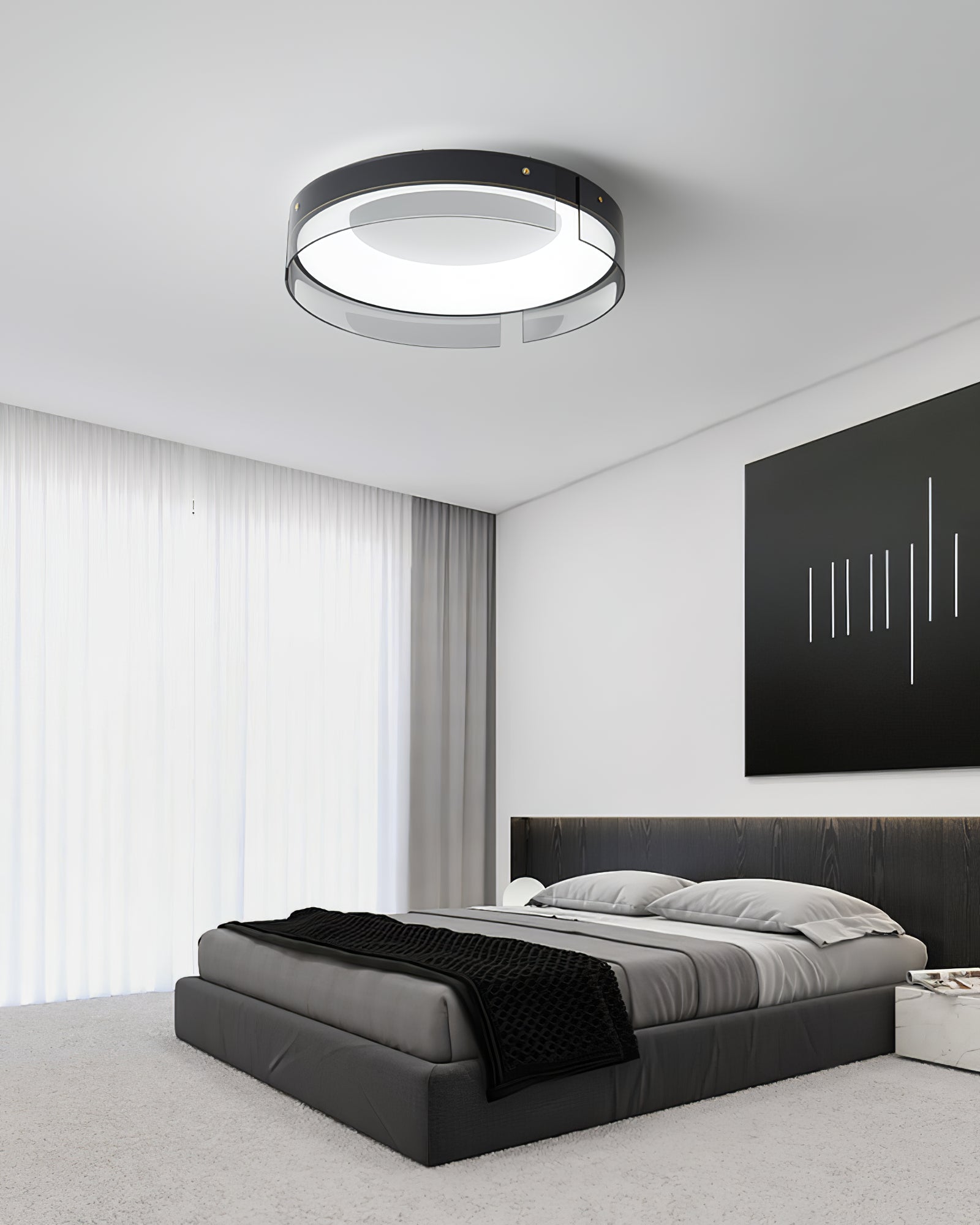 Ovenaris Modern Minimalist Brass Ceiling Light