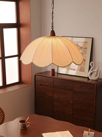 Vephael Art Nouveau Fabric Pendant Light