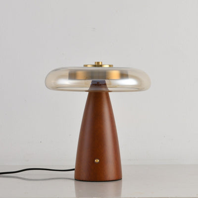Mushroom Retro Glass Table Lamp