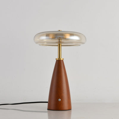 Mushroom Retro Glass Table Lamp