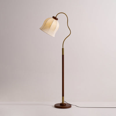 Elveielle Classic Wood Floor Lamp