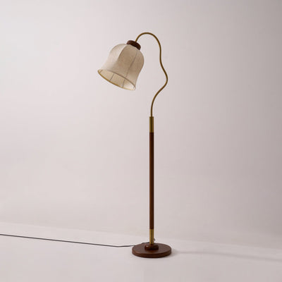 Elveielle Classic Wood Floor Lamp