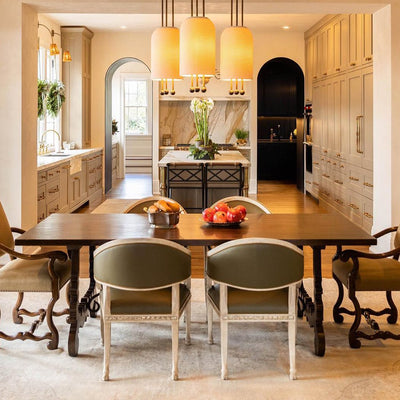 Qir Traditional Elegance Glass Pendant Light