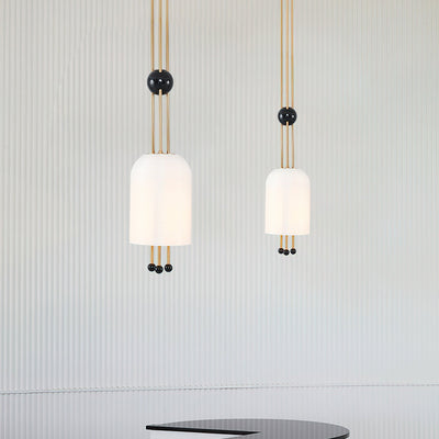 Qir Traditional Elegance Glass Pendant Light
