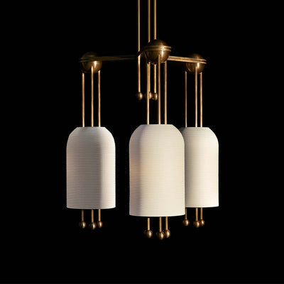 Qir Traditional Elegance Glass Pendant Light