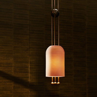 Qir Traditional Elegance Glass Pendant Light