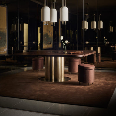 Qir Traditional Elegance Glass Pendant Light