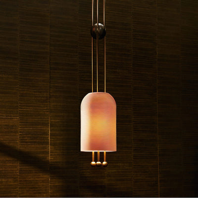 Qir Traditional Elegance Glass Pendant Light