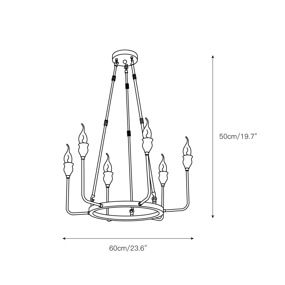 Mirerine Candle Chandelier