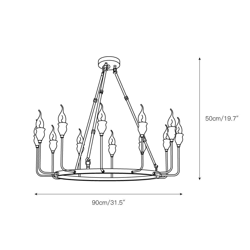 Mirerine Candle Chandelier