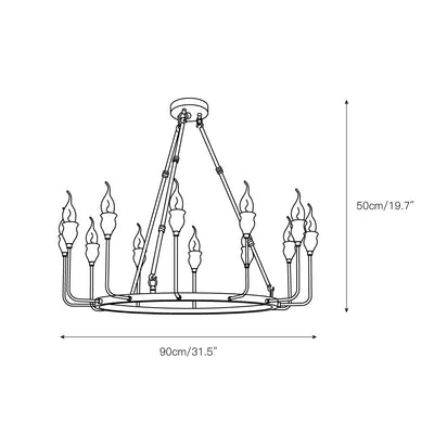Mirerine Candle Chandelier