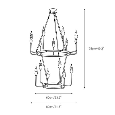 Mirerine Candle Chandelier