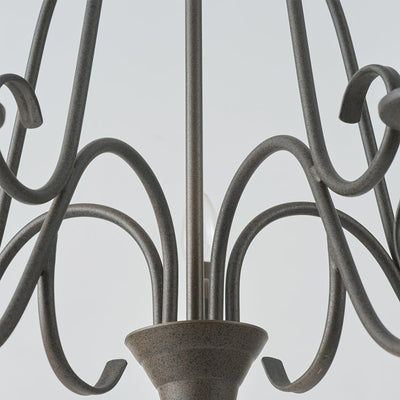 Dvaluvyu Vintage Industrial Metal Chandelier