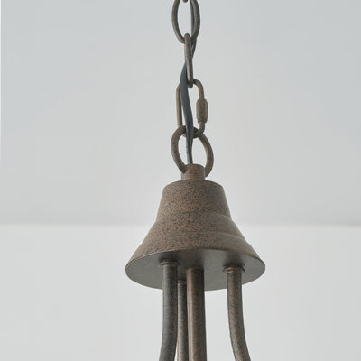 Dvaluvyu Vintage Industrial Metal Chandelier