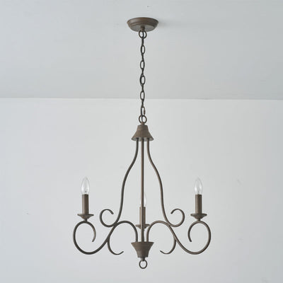 Dvaluvyu Vintage Industrial Metal Chandelier