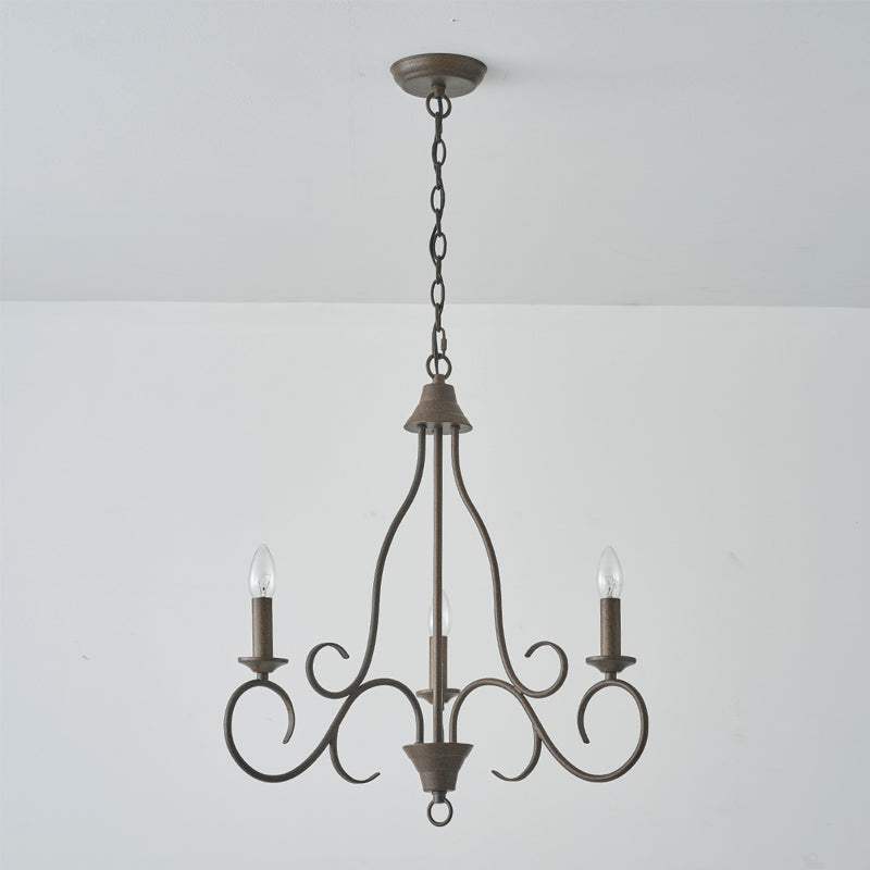 Dvaluvyu Vintage Industrial Metal Chandelier