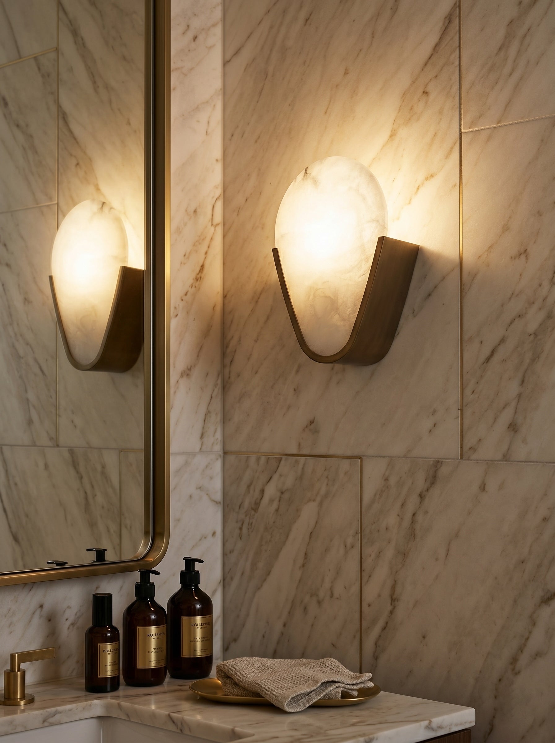 Bernina Alabaster Wall Lamp