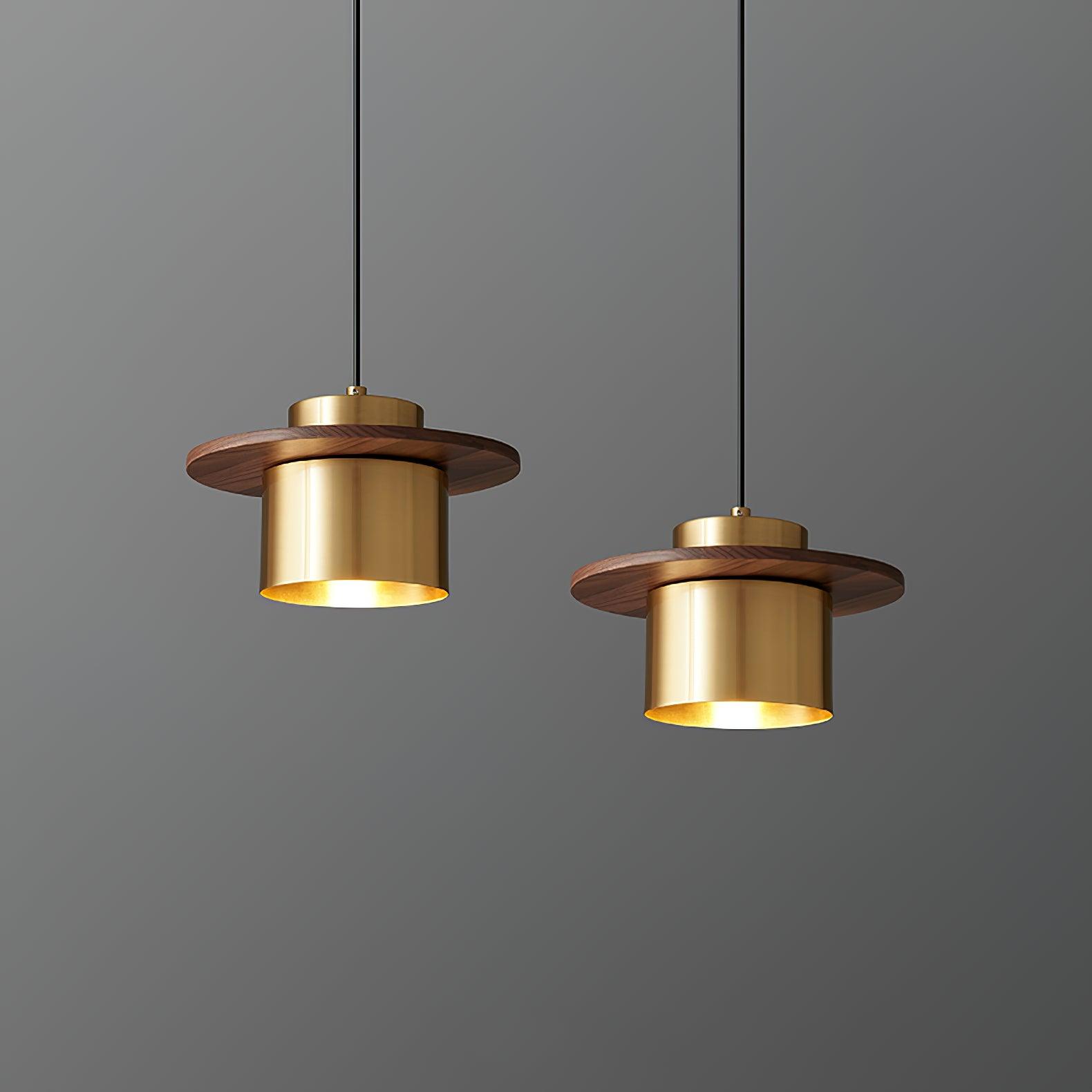 Auririra Industrial Brass Pendant Light