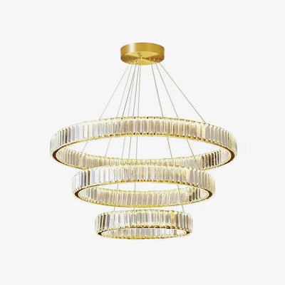 Cyrirelle Chandelier Gold Crystal Ring