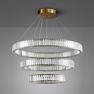 Cyrirelle Chandelier Gold Crystal Ring