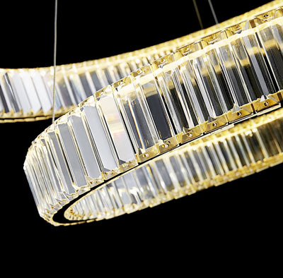 Cyrirelle Chandelier Gold Crystal Ring