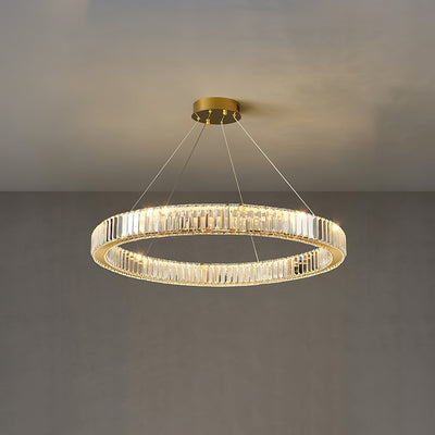 Cyrirelle Chandelier Gold Crystal Ring