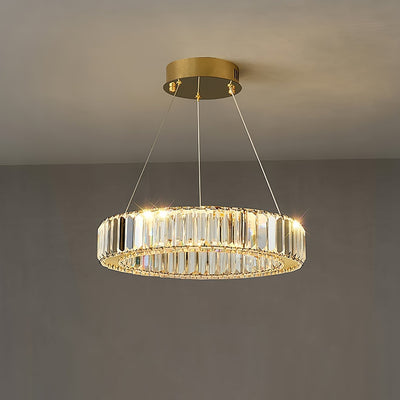 Cyrirelle Chandelier Gold Crystal Ring
