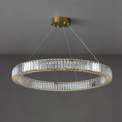 Cyrirelle Chandelier Gold Crystal Ring