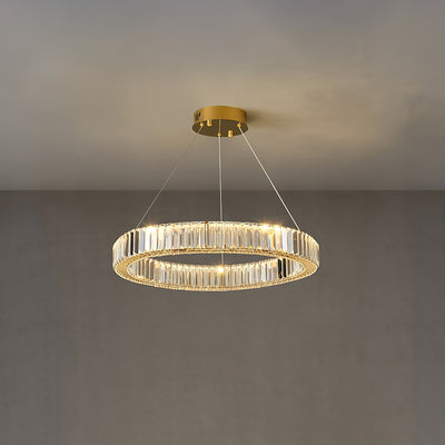 Cyrirelle Chandelier Gold Crystal Ring