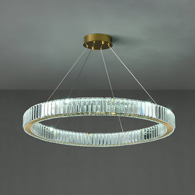 Cyrirelle Chandelier Gold Crystal Ring