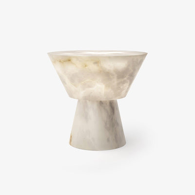 Ane Pedestal Alabaster Table Lamp