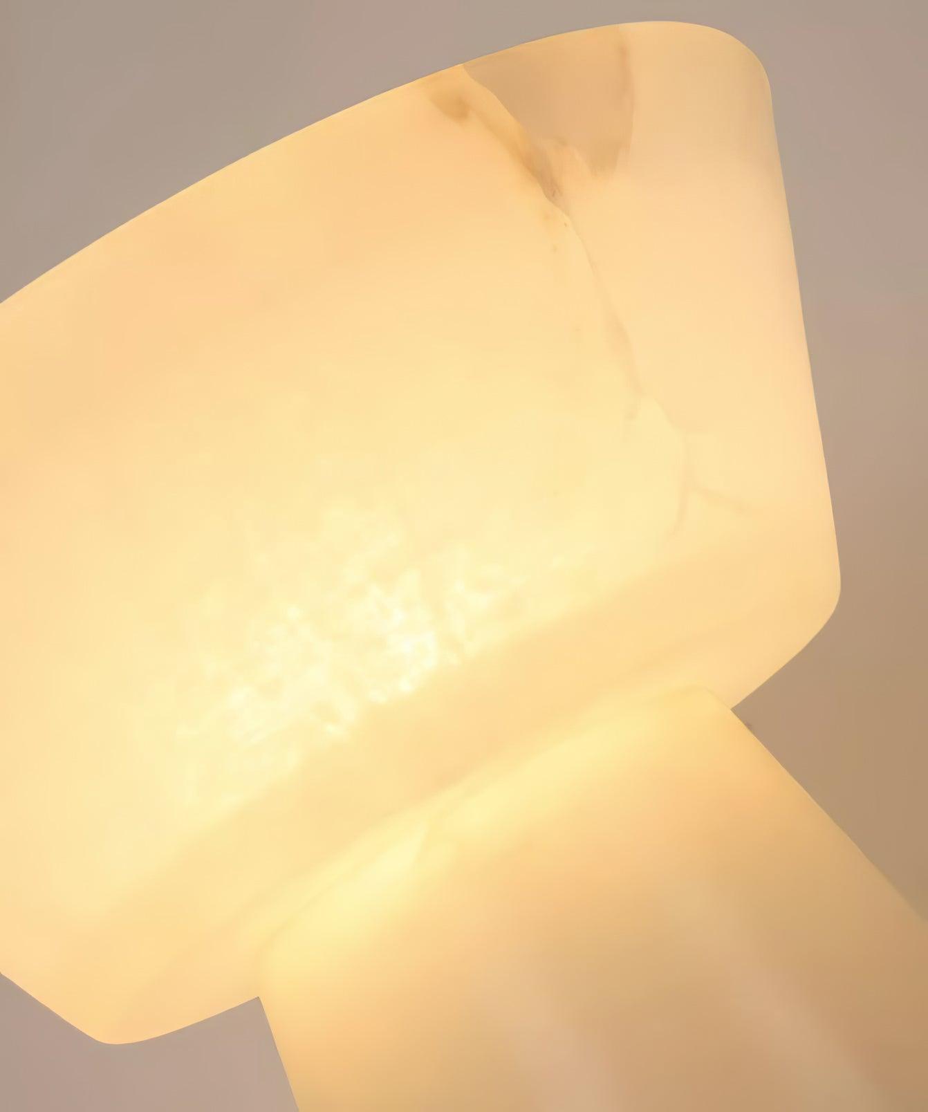 Ane Pedestal Alabaster Table Lamp