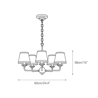 Briarstead Brass Chandelier